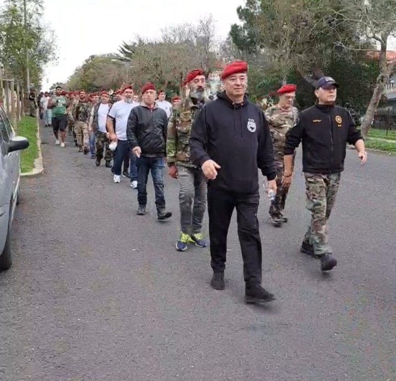 César DePaço na Marcha dos Audazes em Portugal